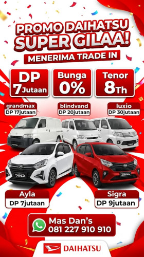 Special Promo Daihatsu 2026 Akhir Tahun